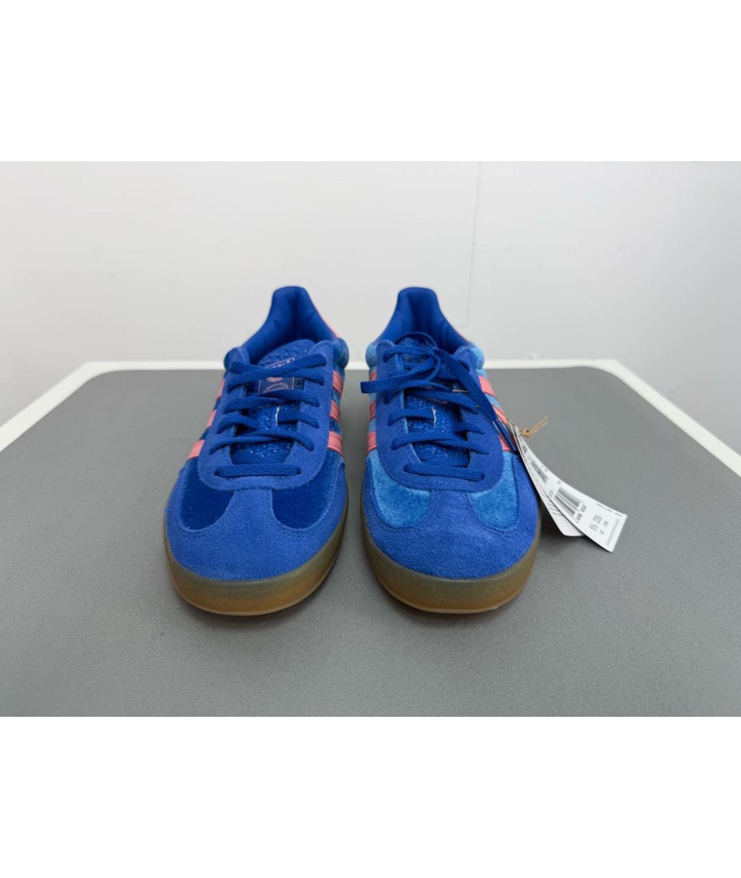 ADIDAS Синие бархатные кроссовки, фото 2