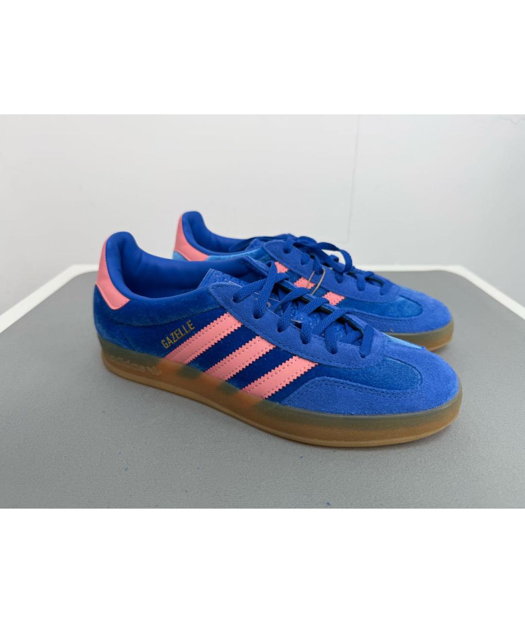 ADIDAS Синие бархатные кроссовки, фото 7