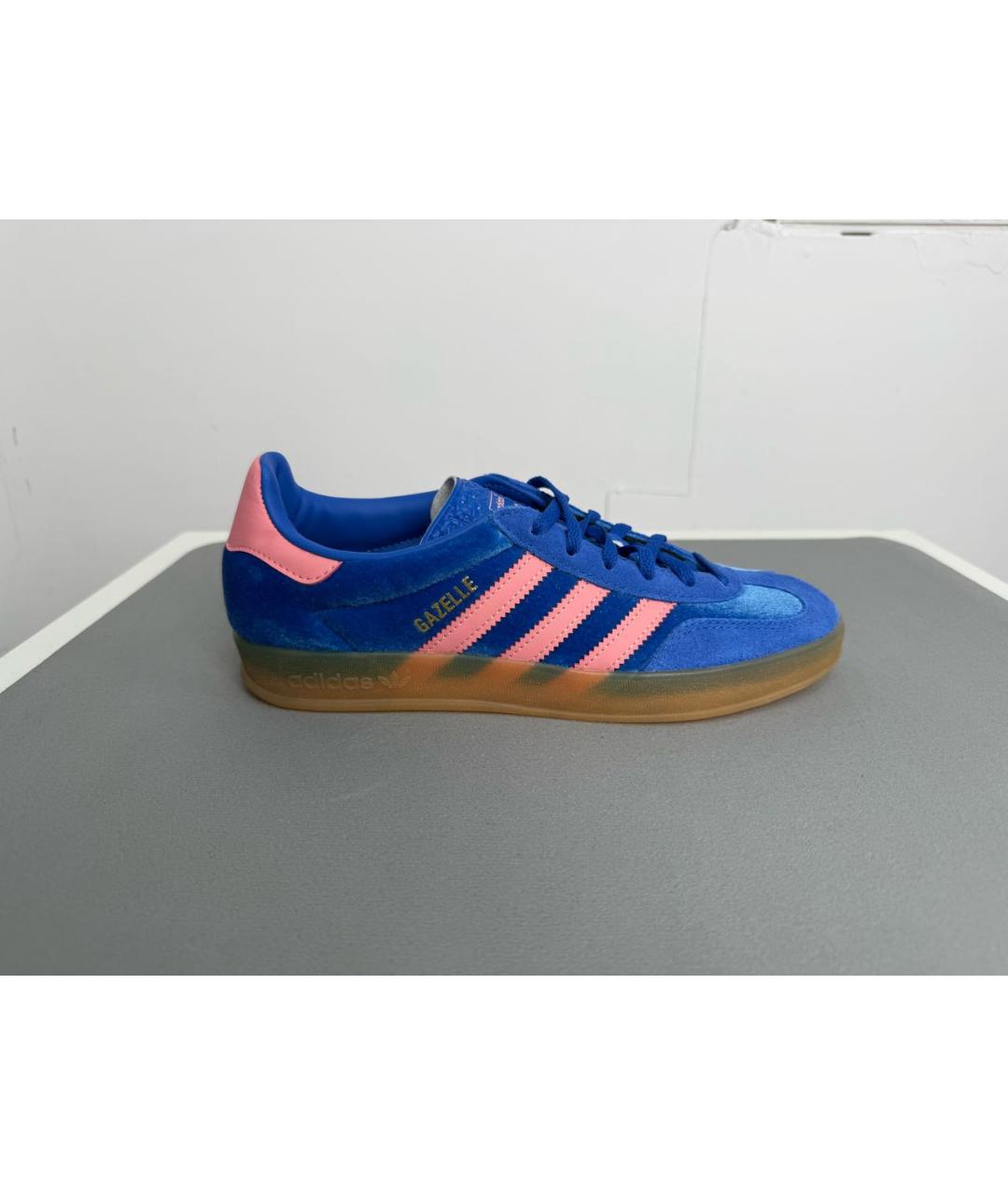 ADIDAS Синие бархатные кроссовки, фото 8