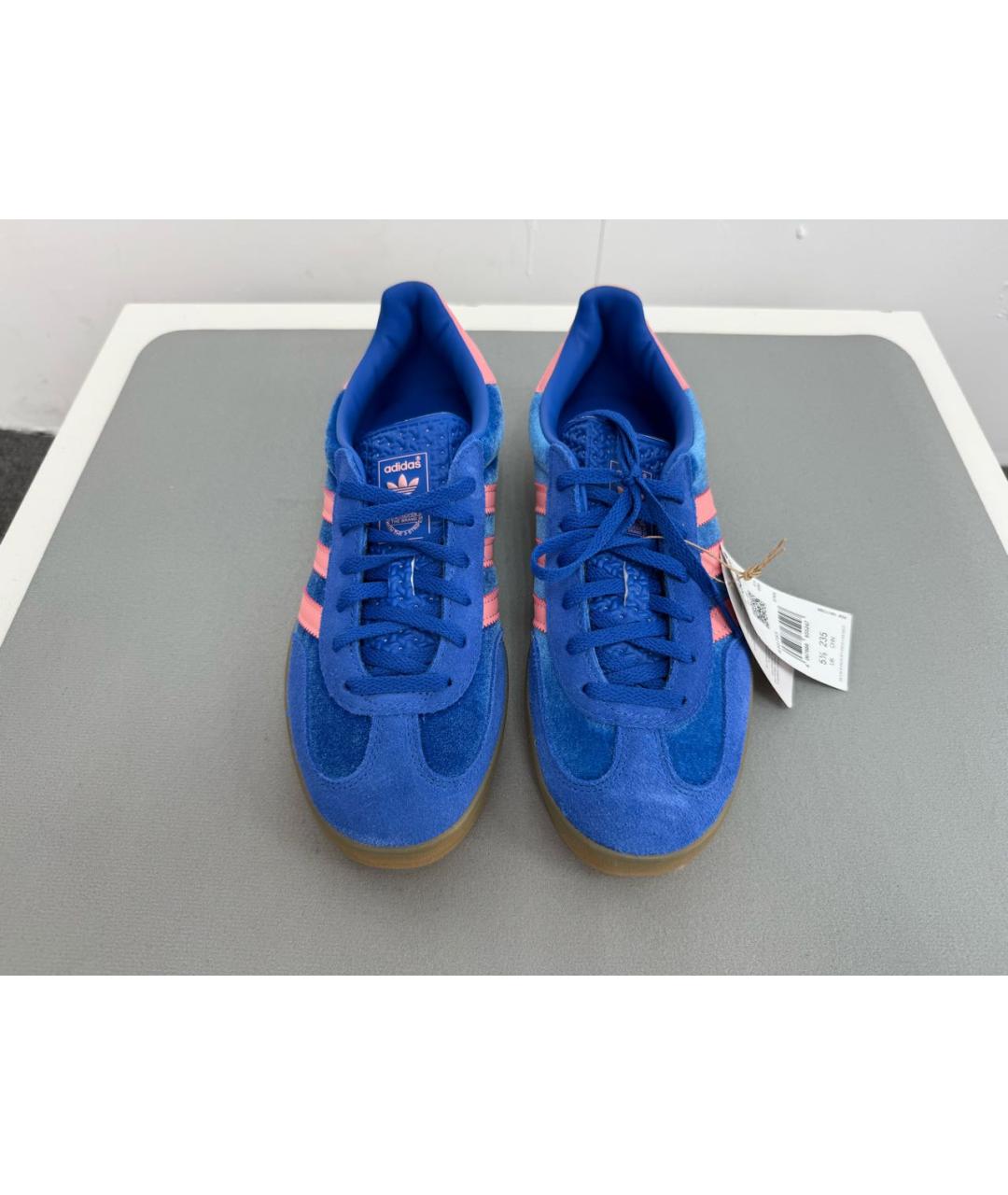 ADIDAS Синие бархатные кроссовки, фото 5