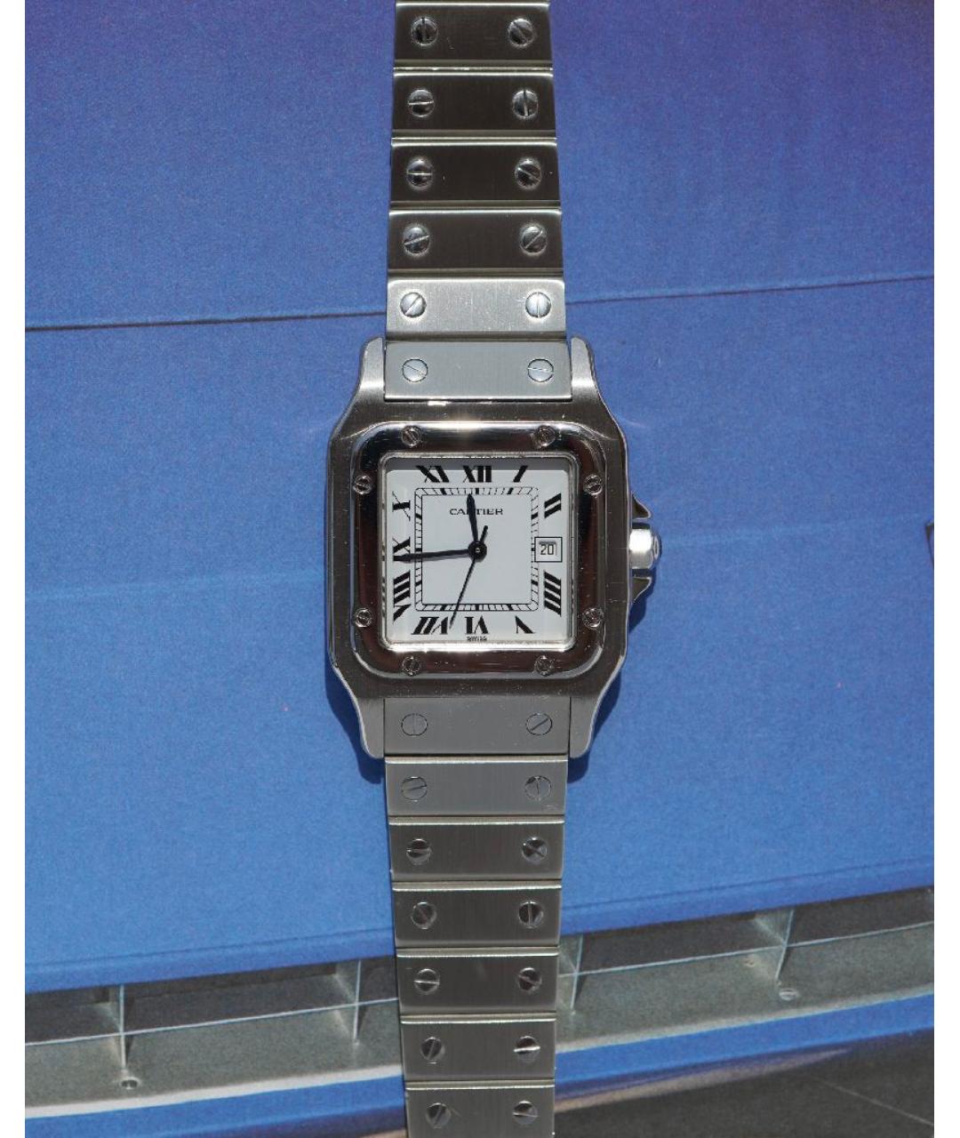 CARTIER Белые часы, фото 8