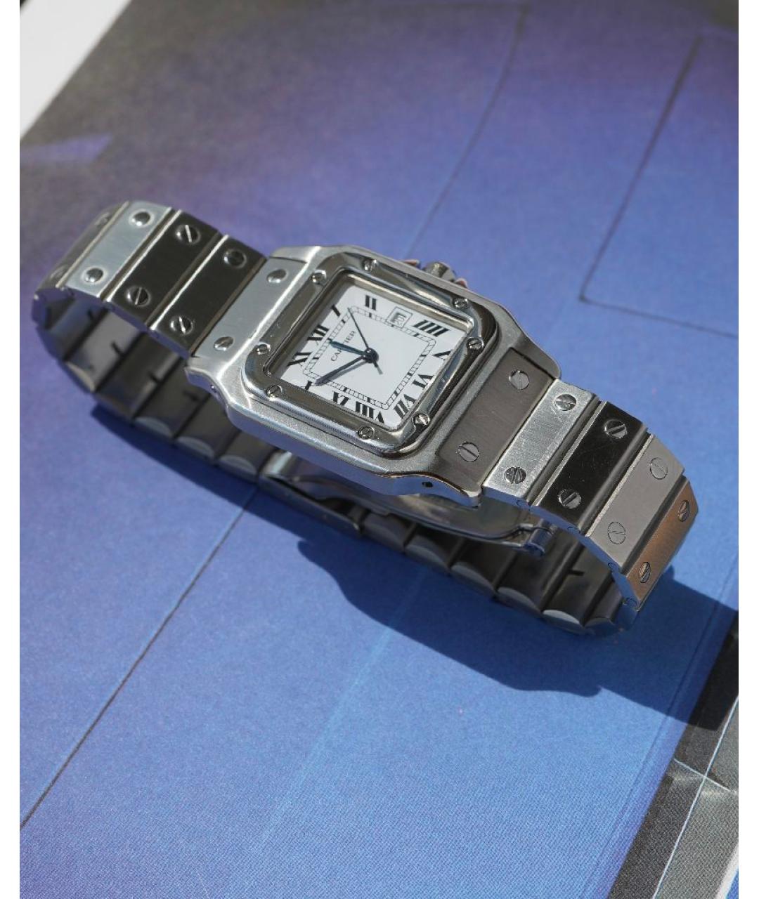 CARTIER Белые часы, фото 4