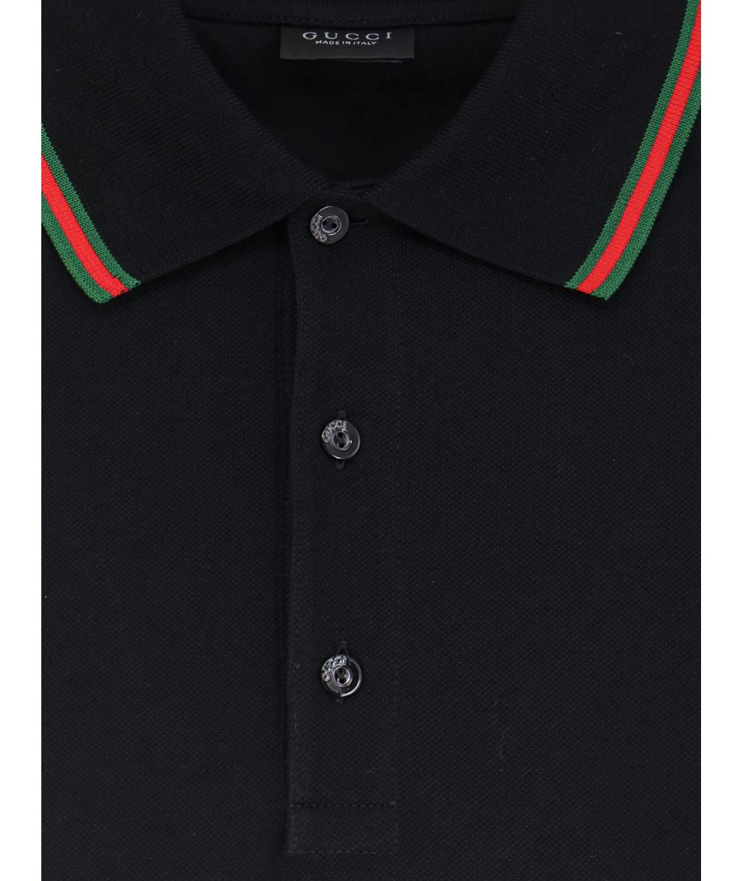 GUCCI Черная футболка, фото 3