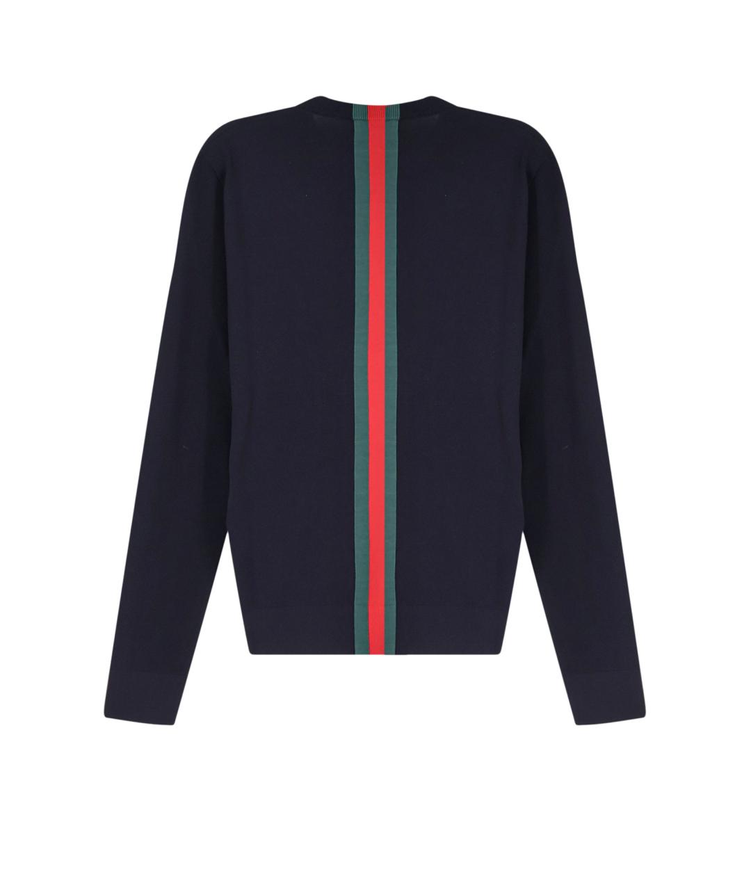 GUCCI Синий джемпер / свитер, фото 2