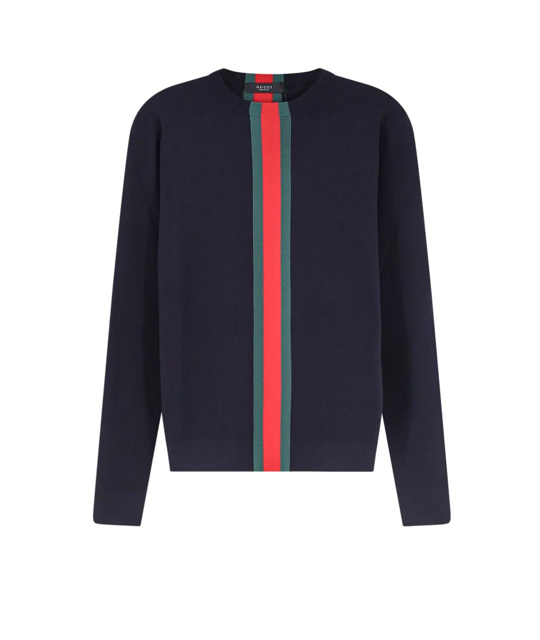 GUCCI Синий джемпер / свитер, фото 1