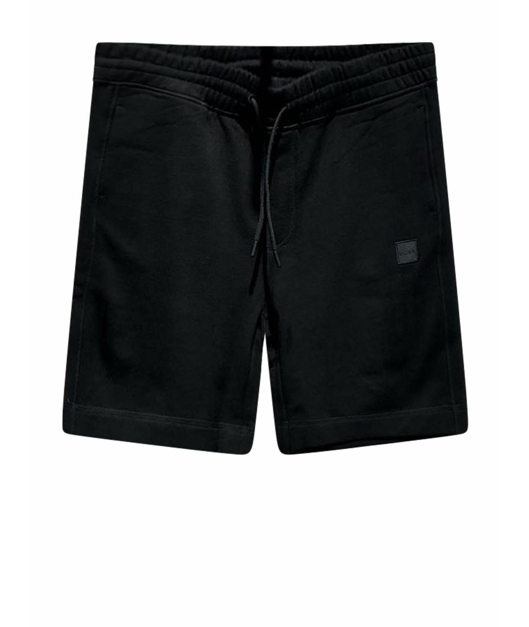 HUGO BOSS Черные хлопковые шорты, фото 1