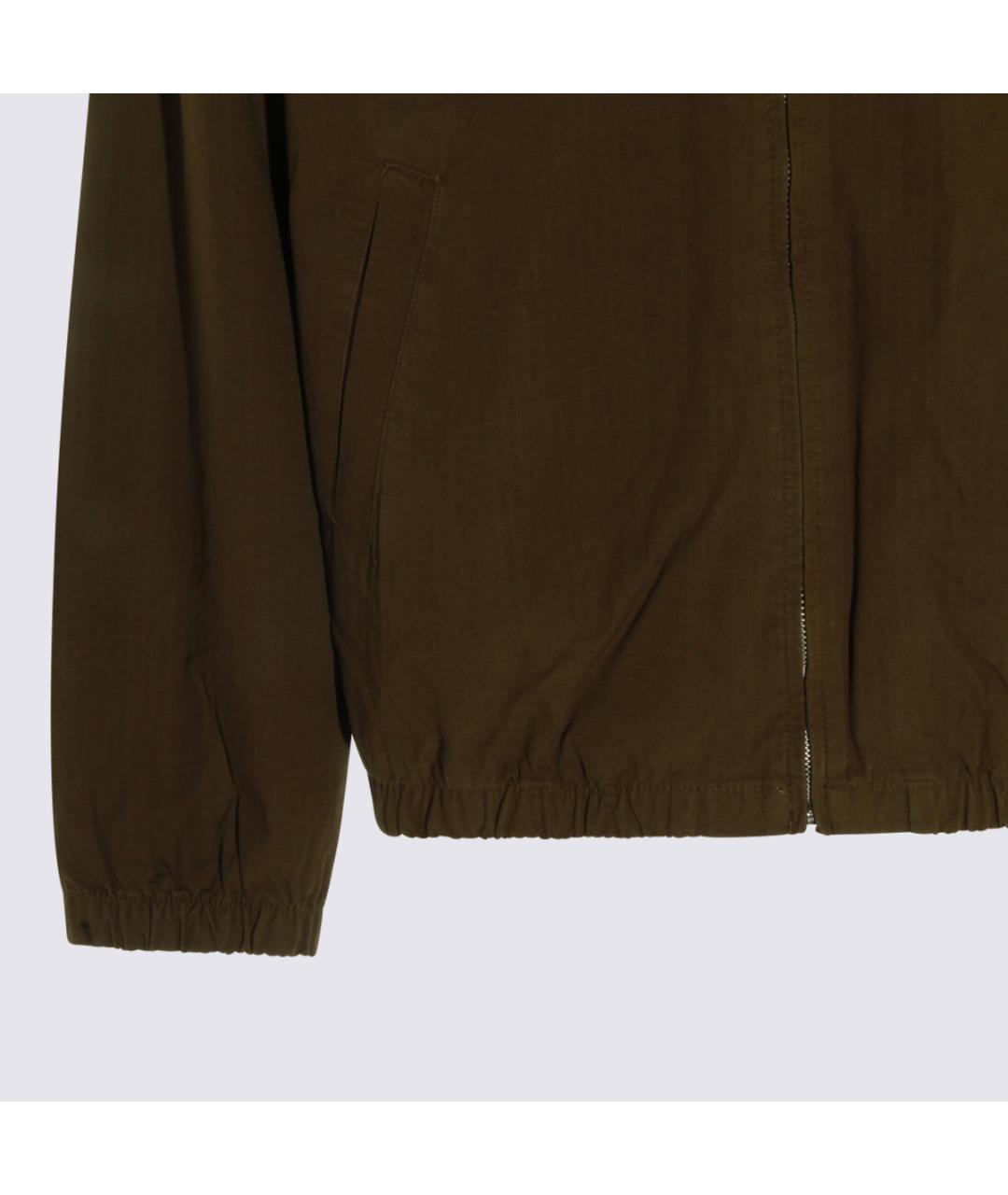 CARHARTT WIP Коричневая хлопковая куртка, фото 4