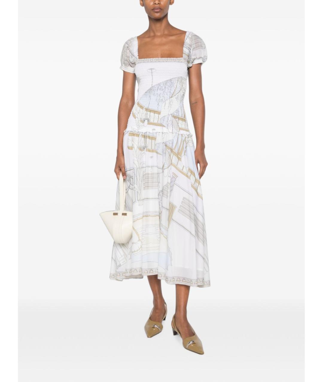 TORY BURCH Бежевое повседневное платье, фото 4