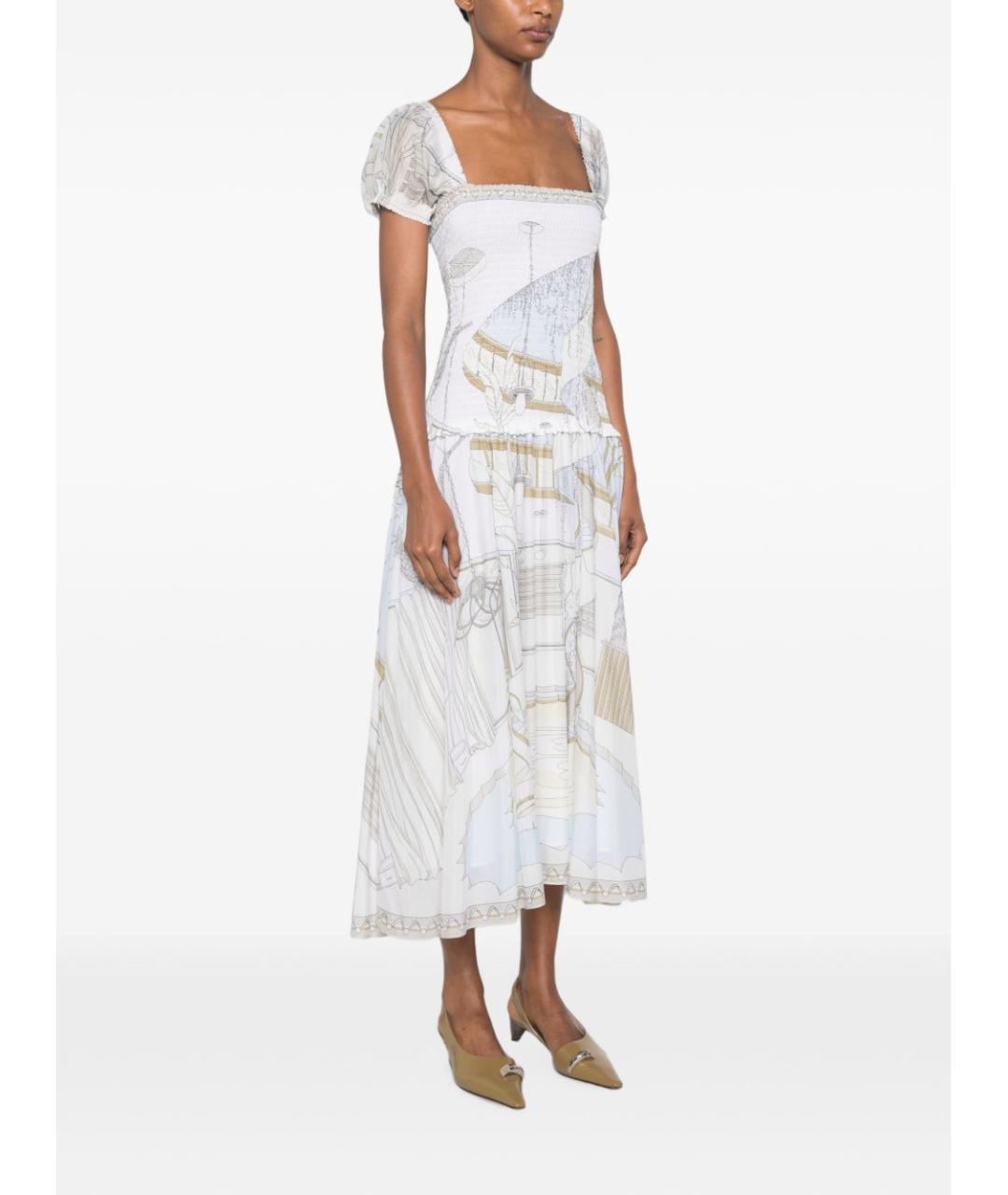 TORY BURCH Бежевое повседневное платье, фото 2