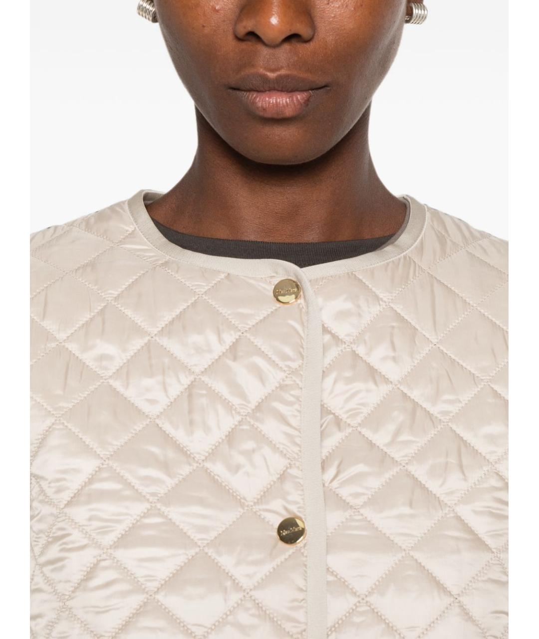 MAX MARA Бежевая куртка, фото 4