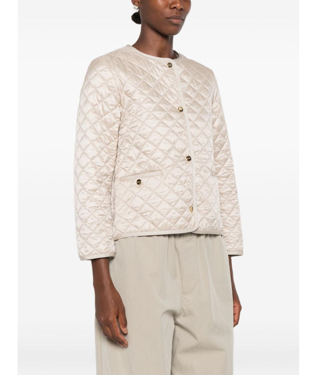MAX MARA Бежевая куртка, фото 3