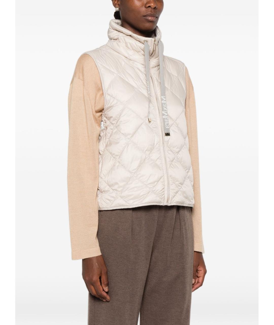 MAX MARA Бежевый жилет, фото 3