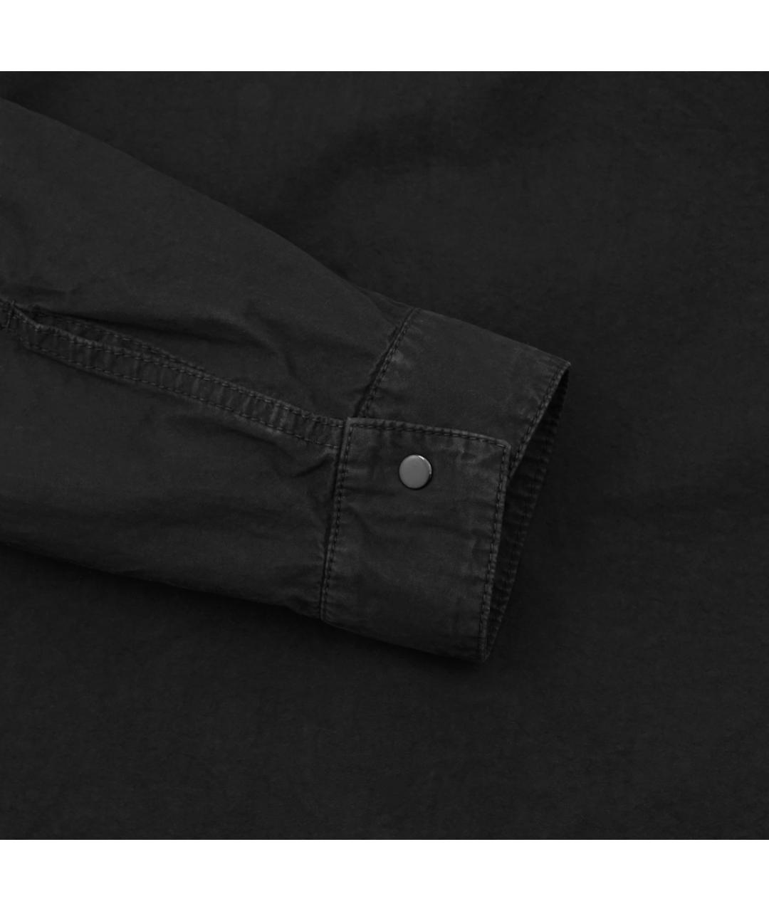 STONE ISLAND Черная хлопковая куртка, фото 6