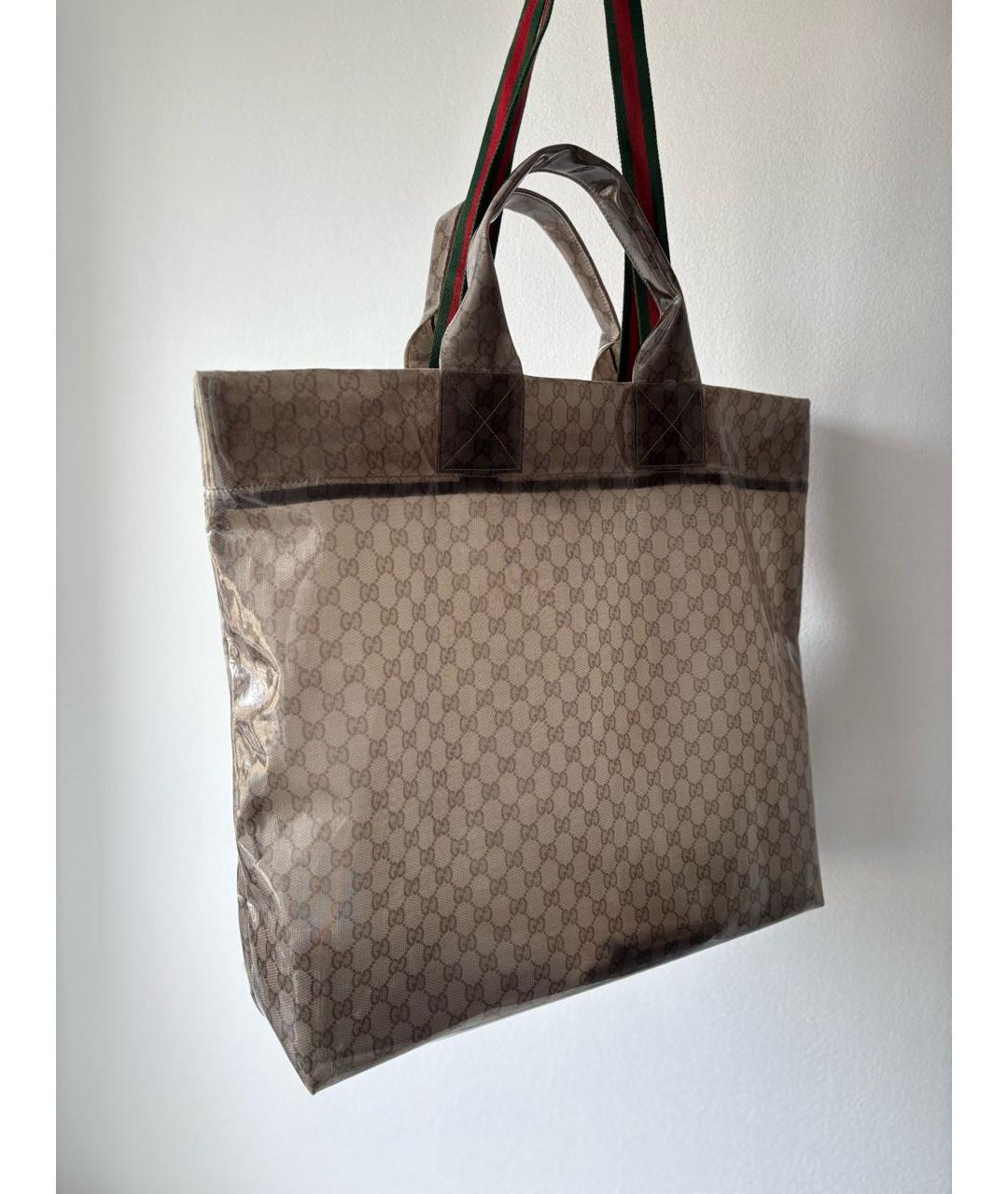 GUCCI Коричневая дорожная/спортивная сумка, фото 2