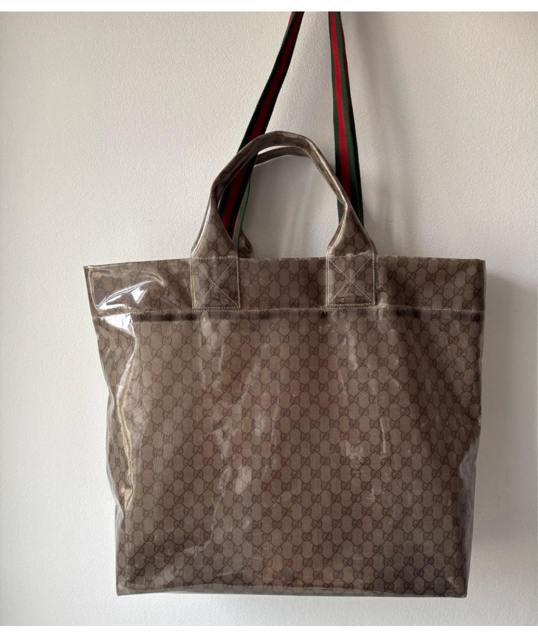 GUCCI Коричневая дорожная/спортивная сумка, фото 5