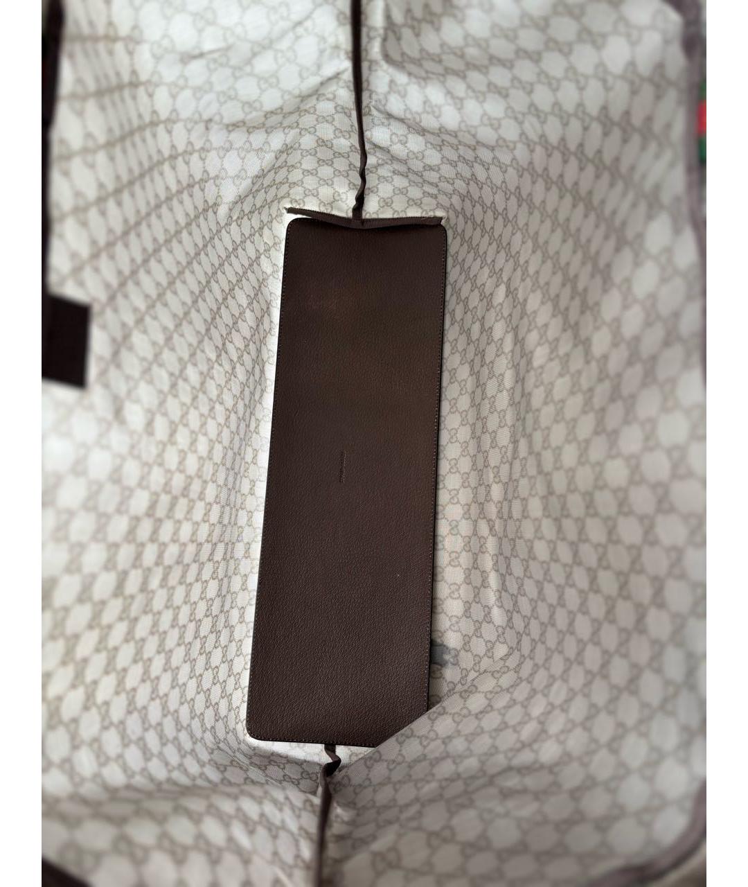 GUCCI Коричневая дорожная/спортивная сумка, фото 3