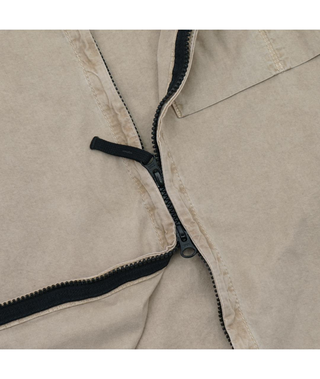 STONE ISLAND Бежевая хлопковая куртка, фото 5