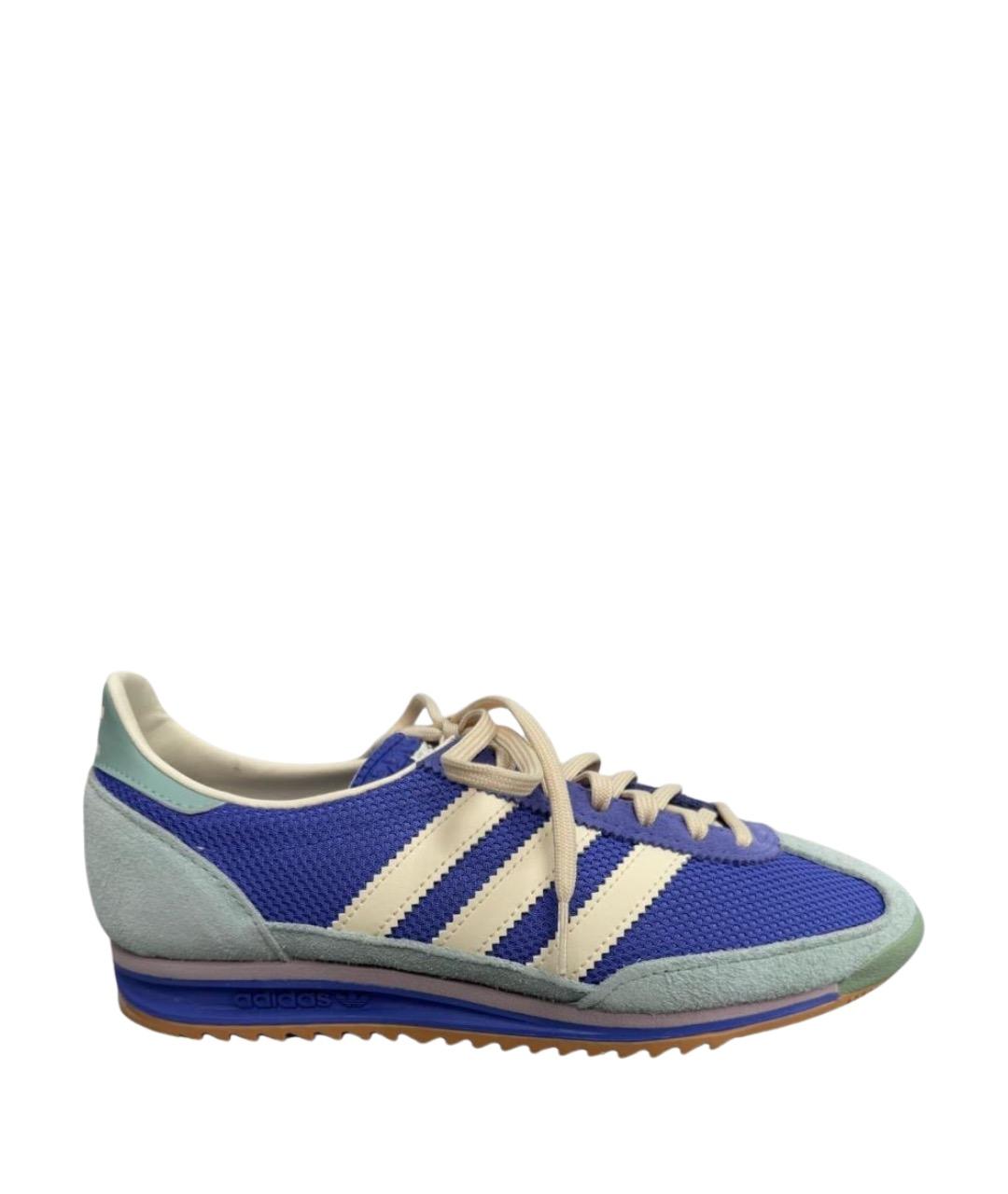 ADIDAS Фиолетовые текстильные кроссовки, фото 1