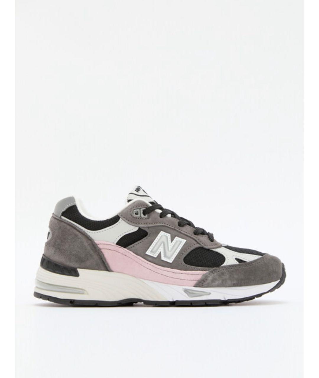 NEW BALANCE Серые замшевые кроссовки, фото 8