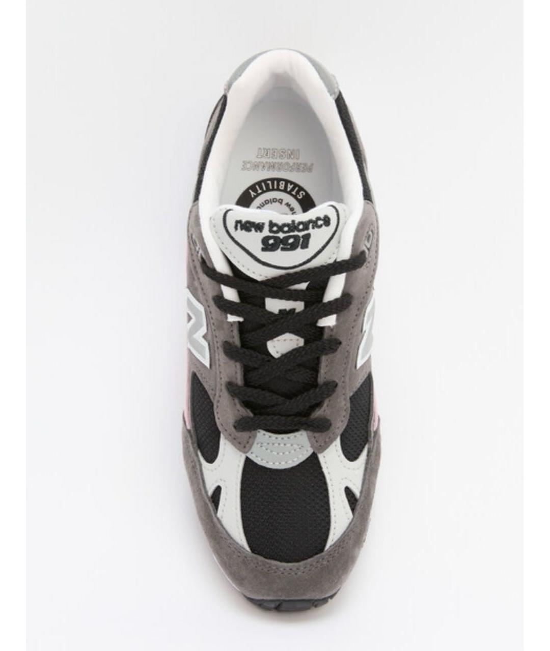 NEW BALANCE Серые замшевые кроссовки, фото 3