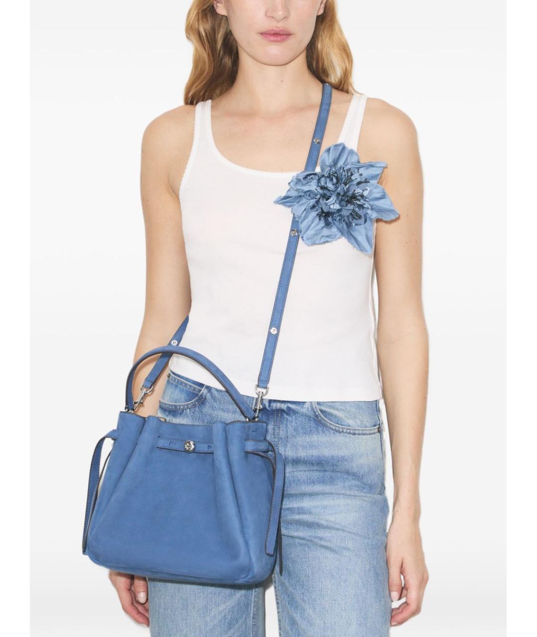 TORY BURCH Синяя сумка через плечо, фото 4