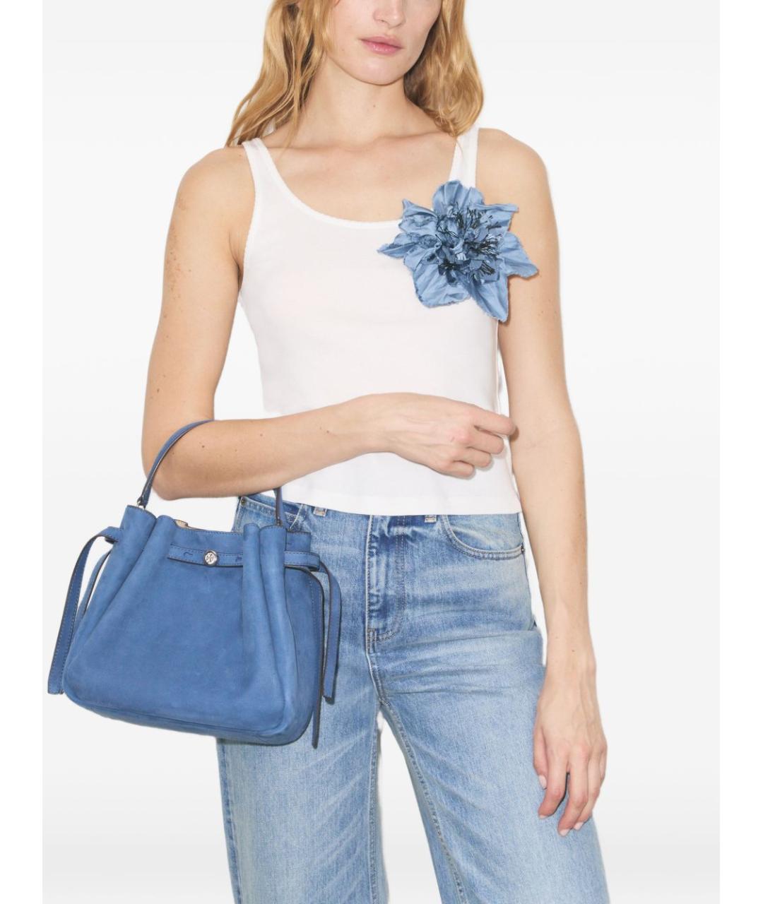 TORY BURCH Синяя сумка через плечо, фото 6
