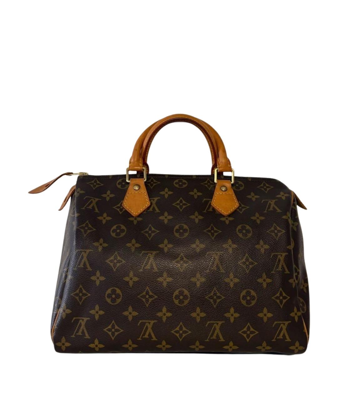 LOUIS VUITTON Коричневая сумка с короткими ручками, фото 1