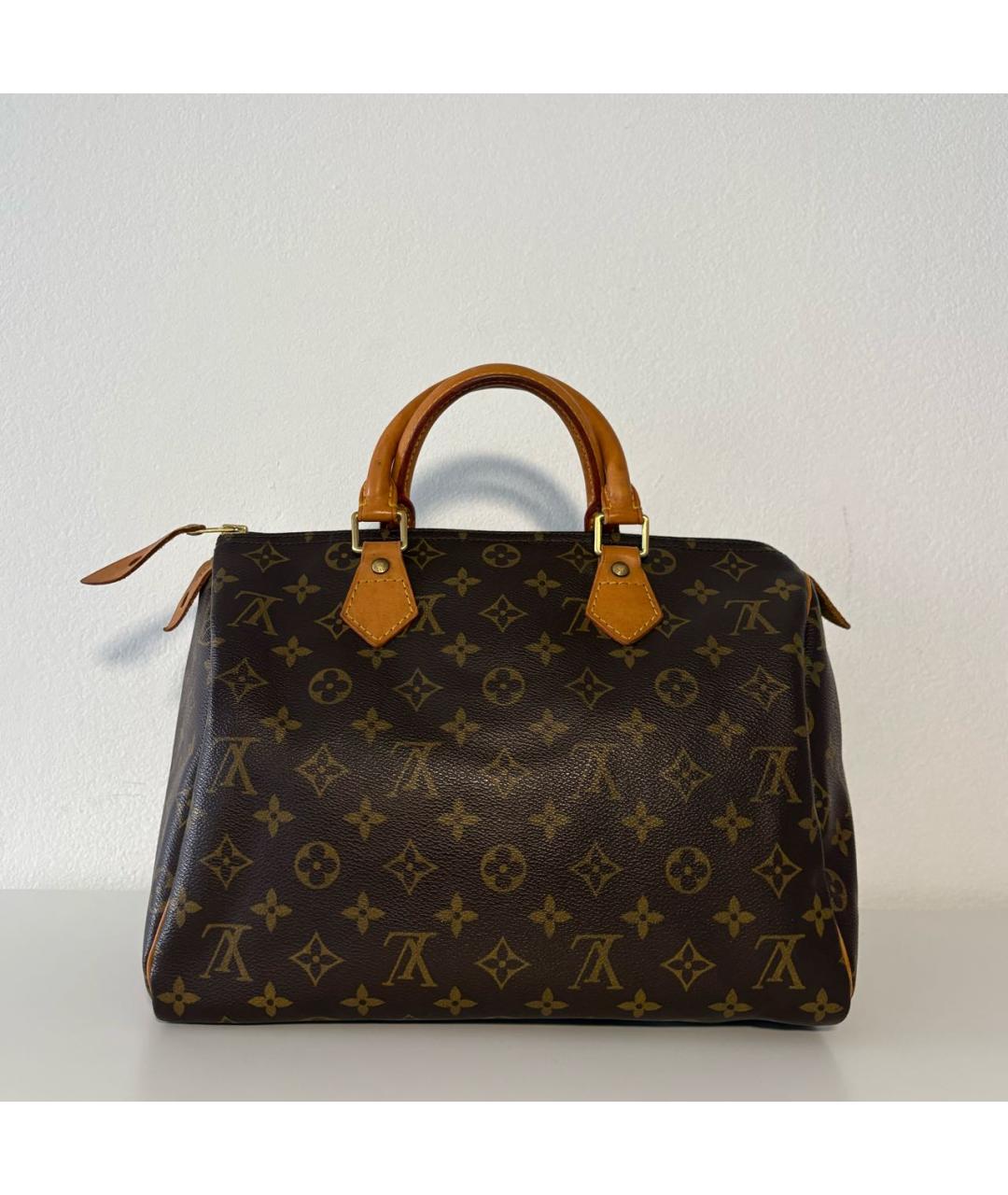 LOUIS VUITTON Коричневая сумка с короткими ручками, фото 7