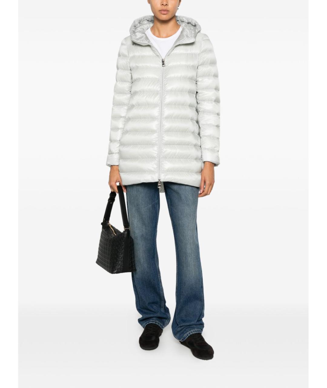 HERNO Серое пальто, фото 3