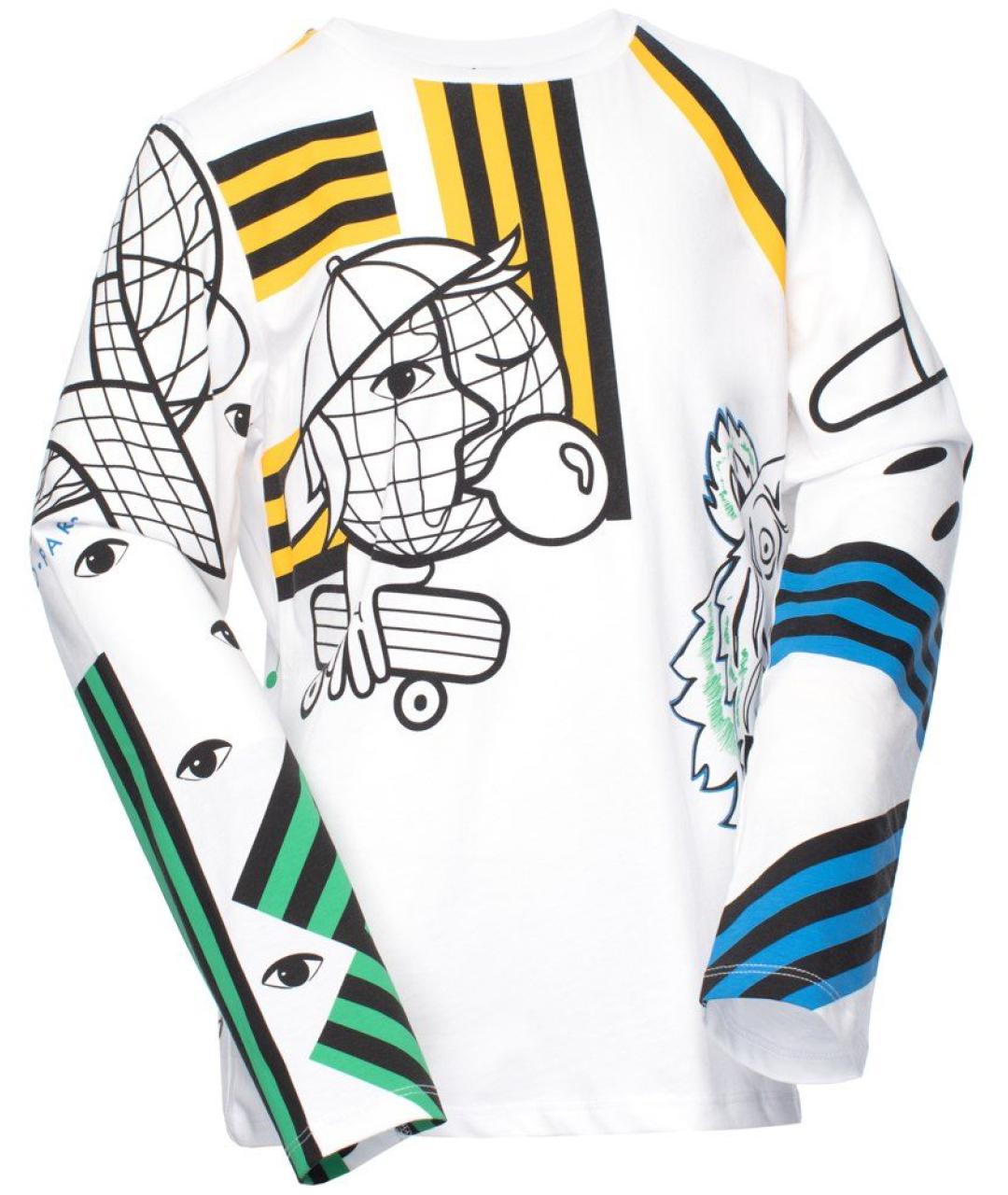 KENZO Белая хлопковая детская футболка, фото 1