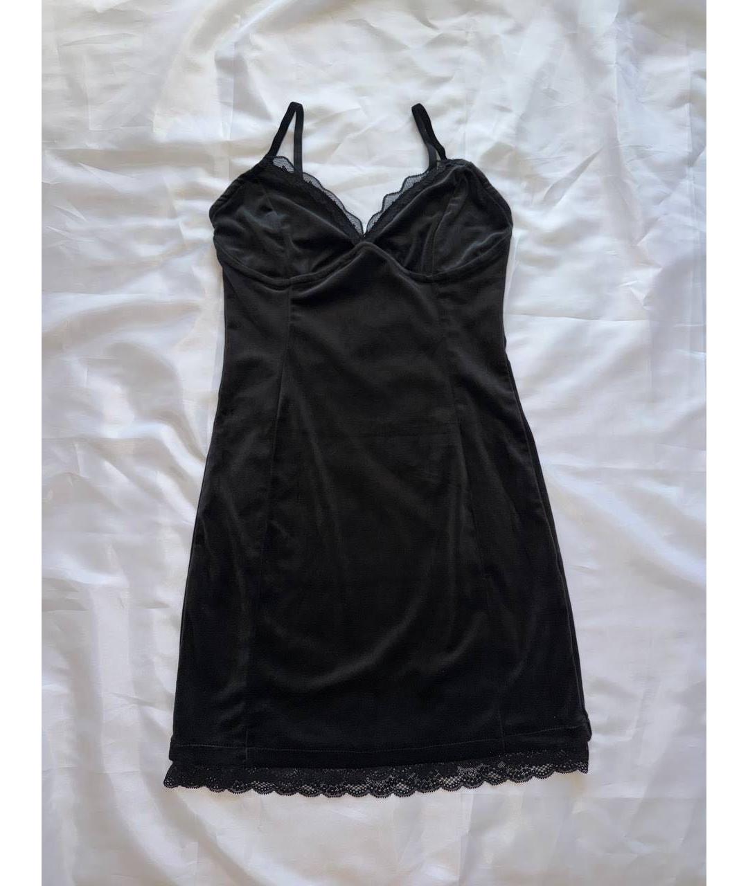 JUICY COUTURE Черное полиэстеровое повседневное платье, фото 9