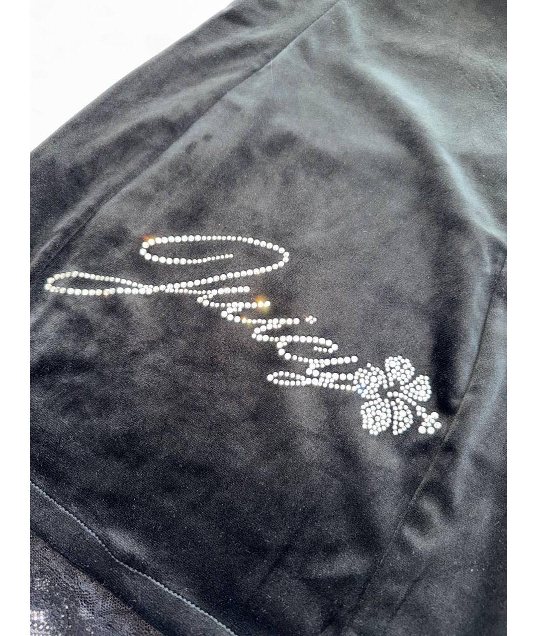 JUICY COUTURE Черное полиэстеровое повседневное платье, фото 4
