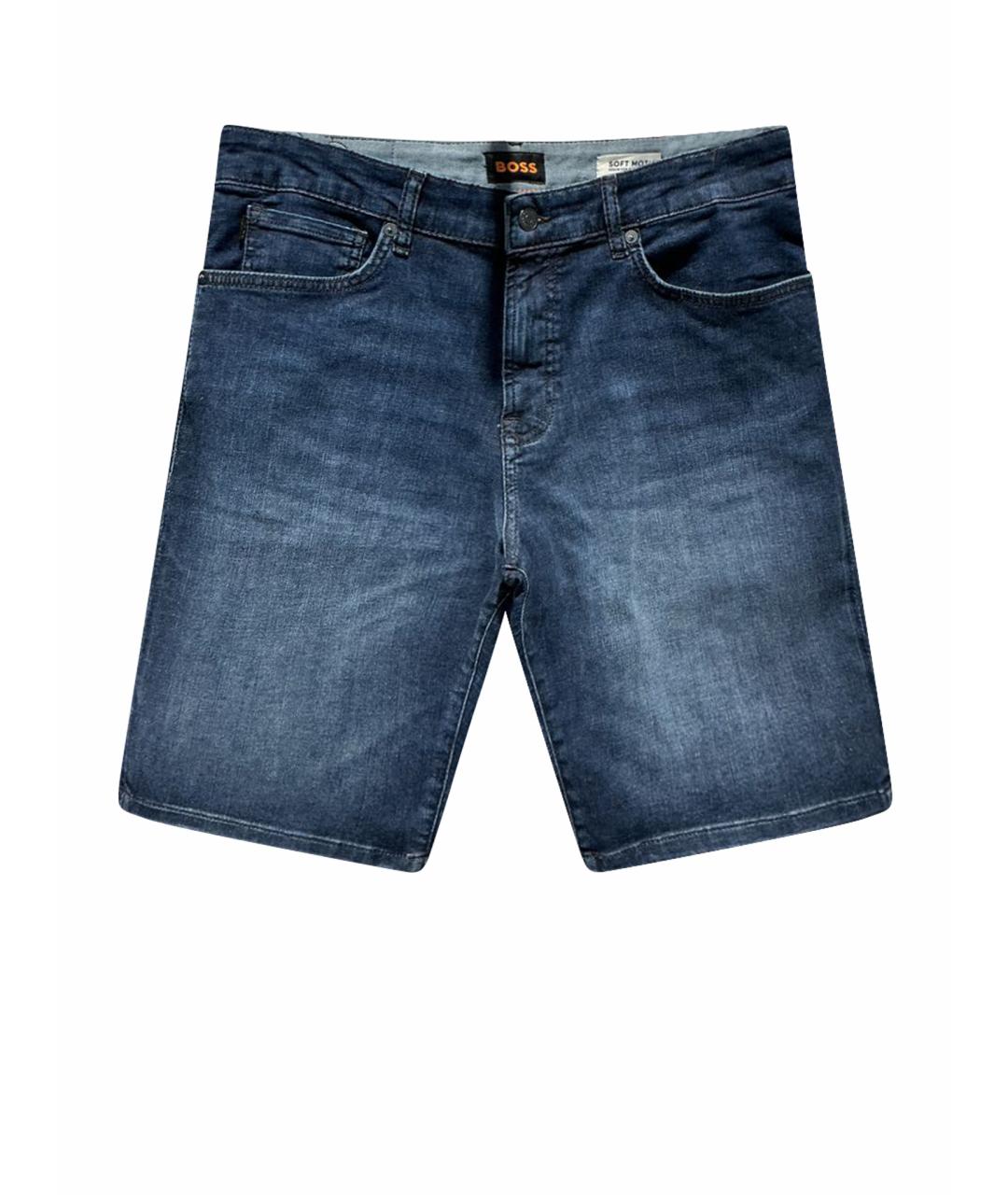 HUGO BOSS Синие хлопковые шорты, фото 4