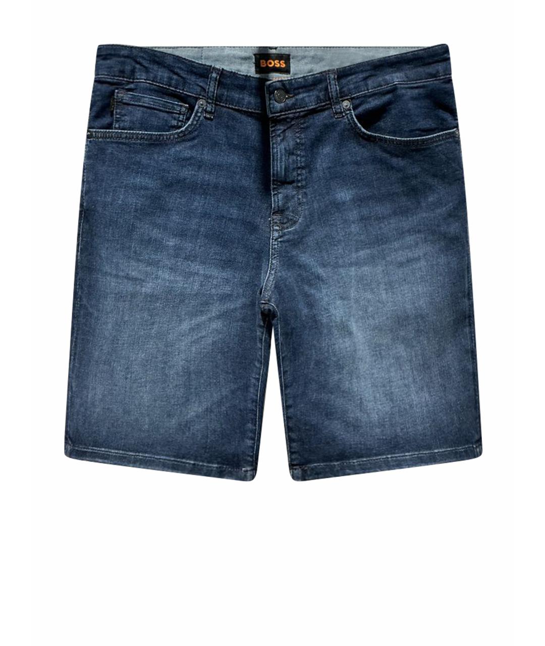 HUGO BOSS Синие хлопковые шорты, фото 1