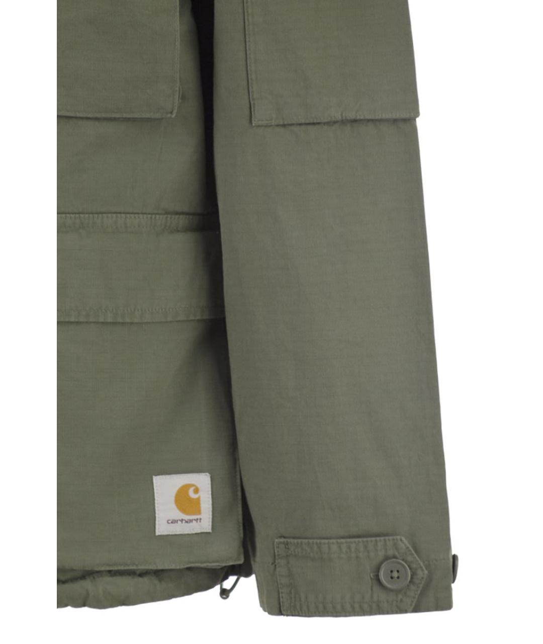 CARHARTT WIP Хаки хлопковая куртка, фото 4