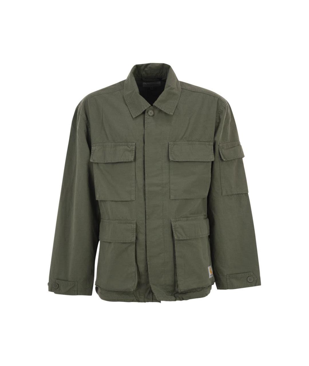 CARHARTT WIP Хаки хлопковая куртка, фото 1