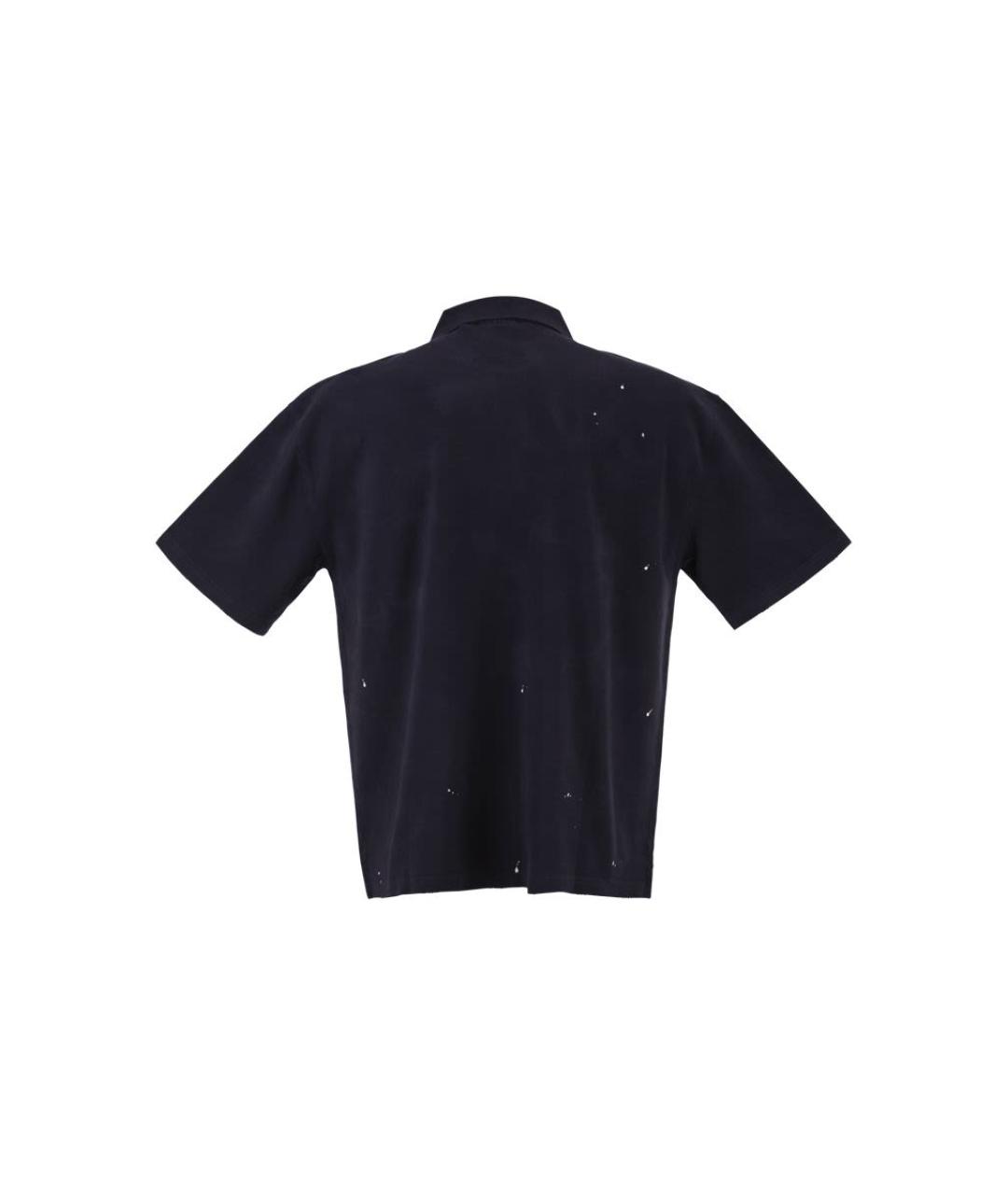 CARHARTT WIP Синяя хлопковая футболка, фото 2