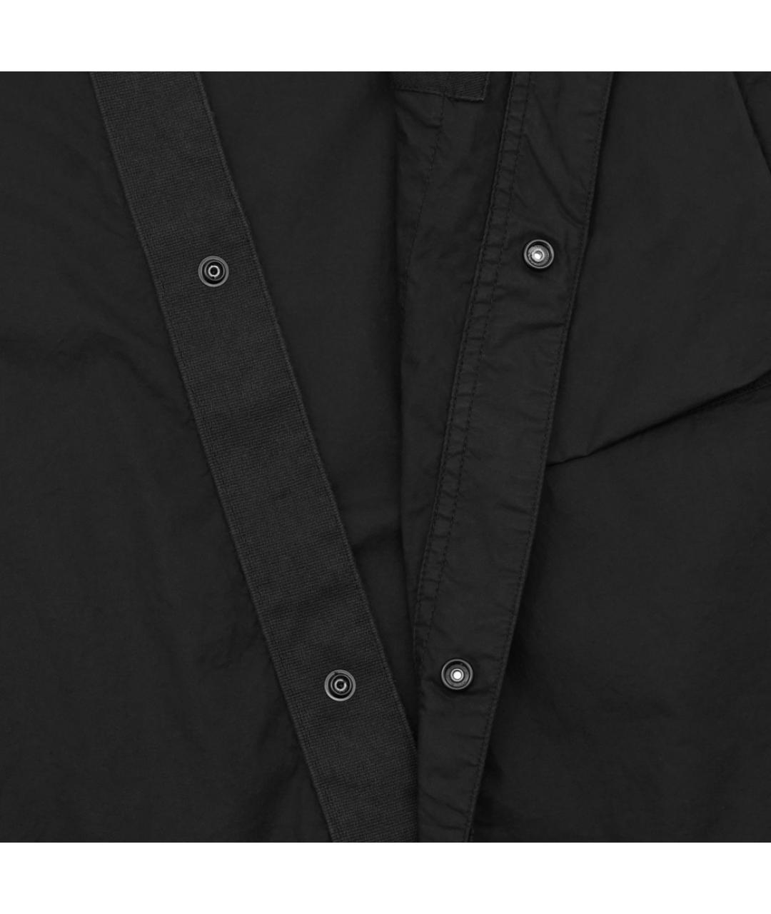 STONE ISLAND Черная хлопко-эластановая куртка, фото 4