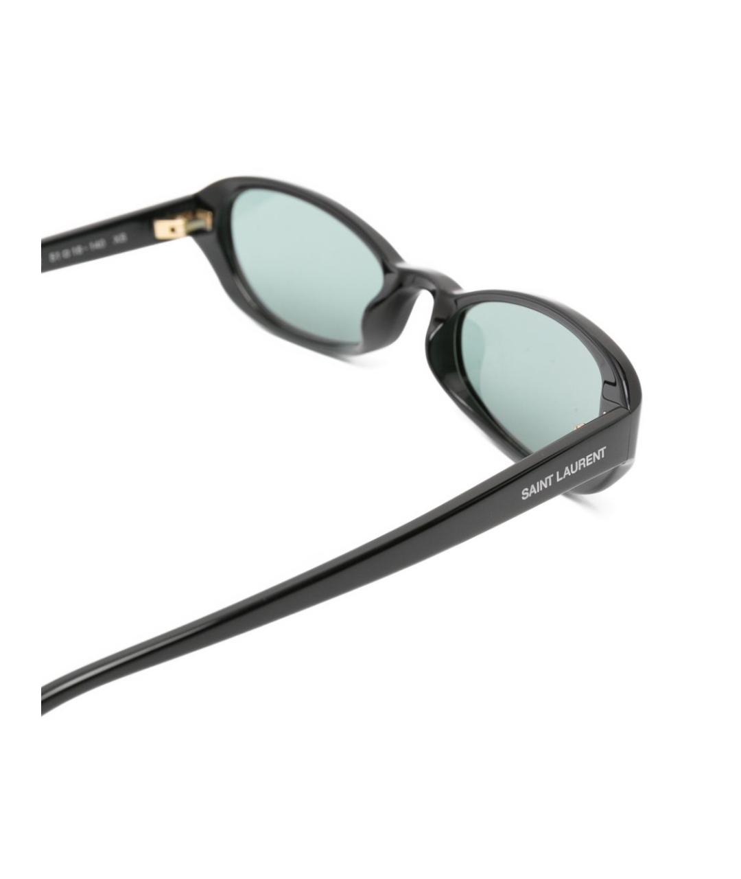 SAINT LAURENT Черные пластиковые солнцезащитные очки, фото 3