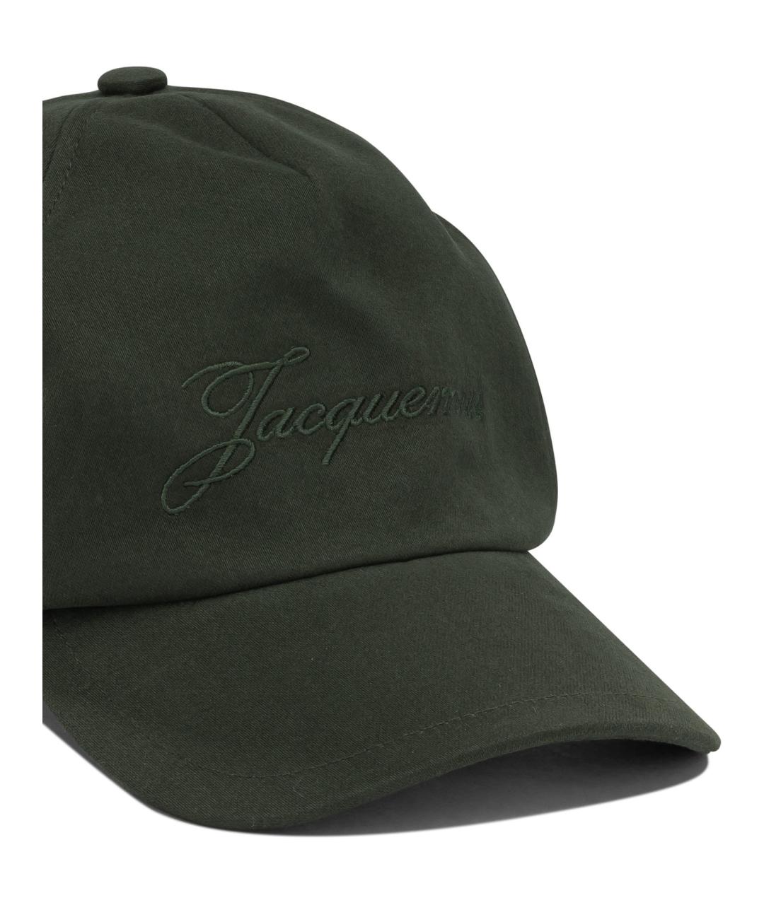 JACQUEMUS Зеленая хлопковая кепка/бейсболка, фото 4