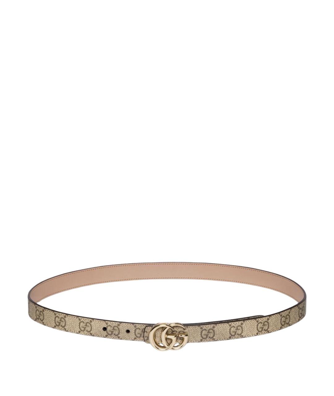 GUCCI Бежевый ремень, фото 1