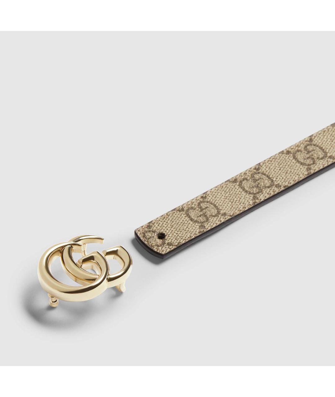 GUCCI Бежевый ремень, фото 3