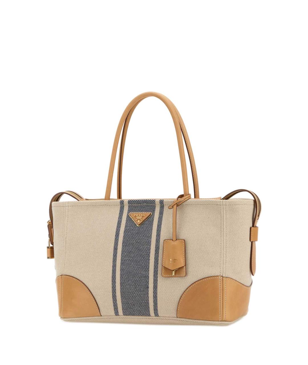 PRADA Бежевая сумка с короткими ручками, фото 2