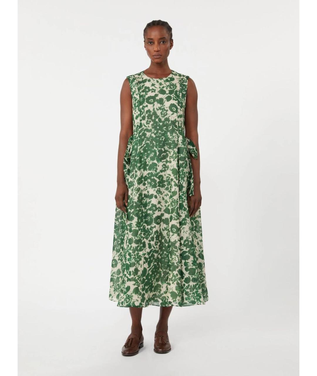 'S MAX MARA Зеленое повседневное платье, фото 3