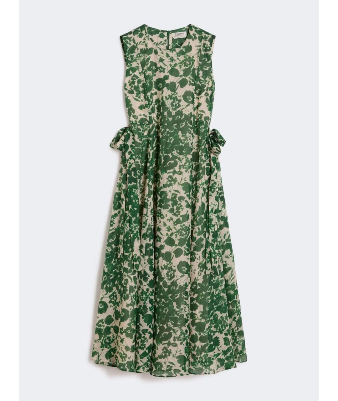 'S MAX MARA Зеленое повседневное платье, фото 6