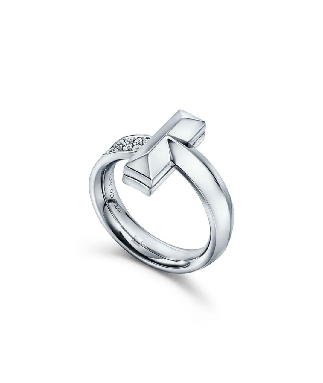 TIFFANY&CO Серебряное кольцо из белого золота, фото 2