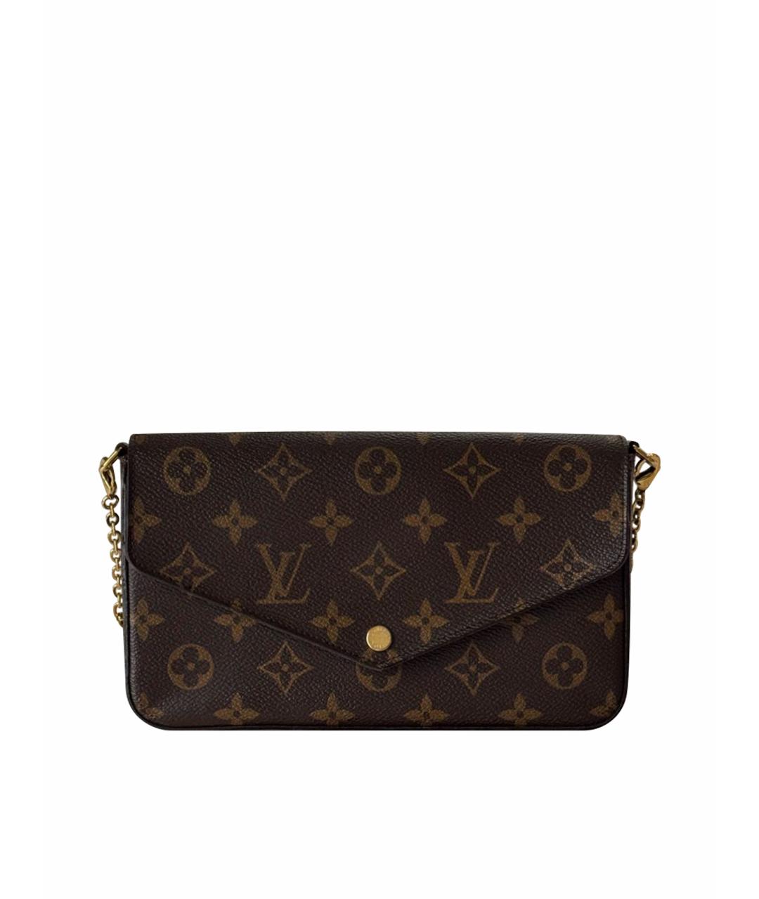 LOUIS VUITTON Коричневая сумка через плечо, фото 1