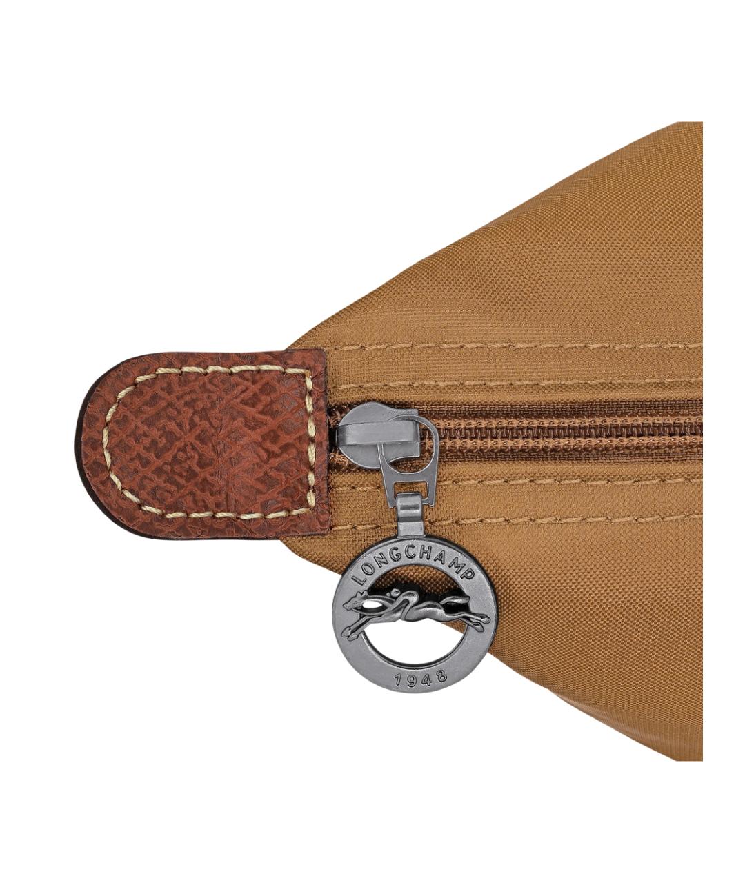 LONGCHAMP Бежевая синтетическая сумка тоут, фото 6