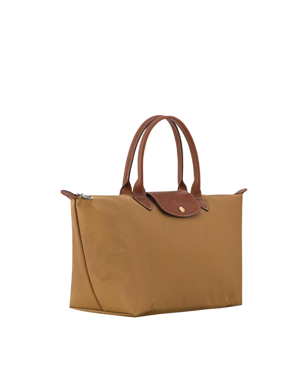 LONGCHAMP Бежевая синтетическая сумка тоут, фото 3