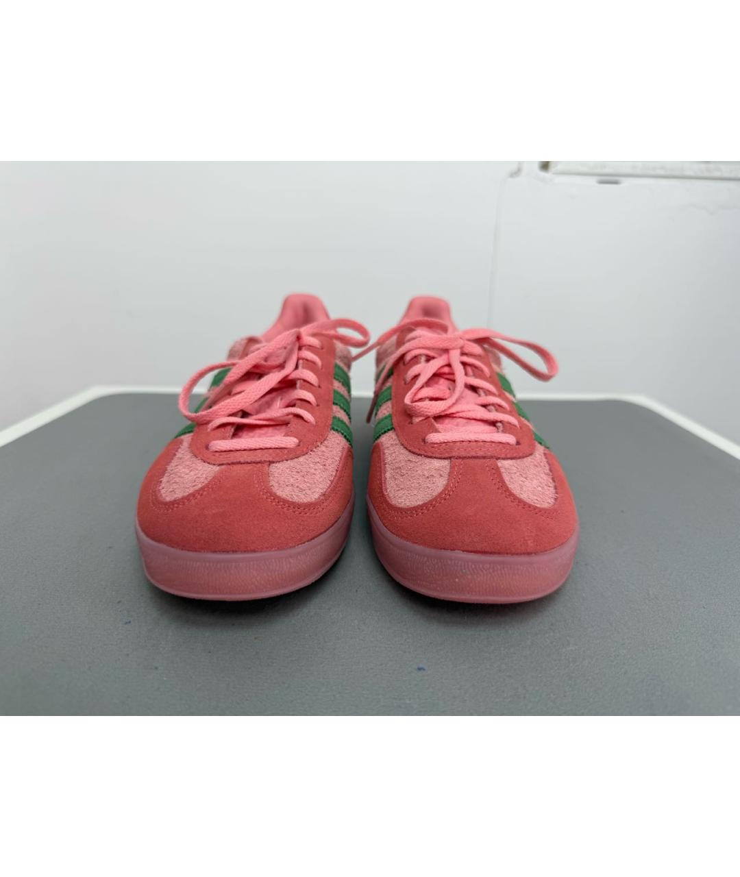 ADIDAS Розовые замшевые кроссовки, фото 2